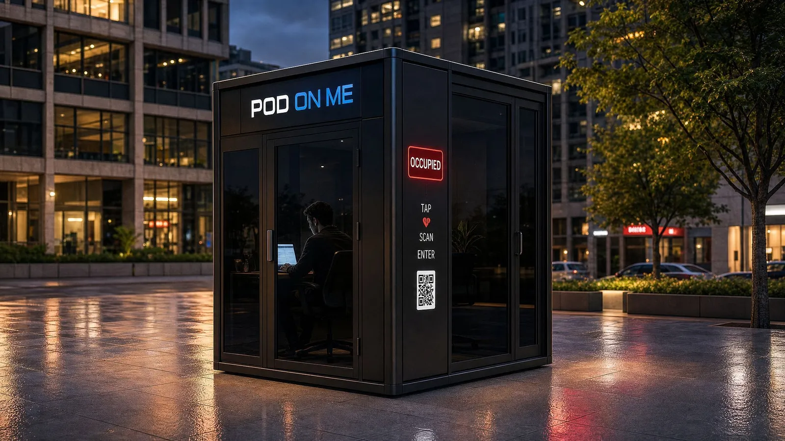 POD ON ME pod showing OCCUPIED status