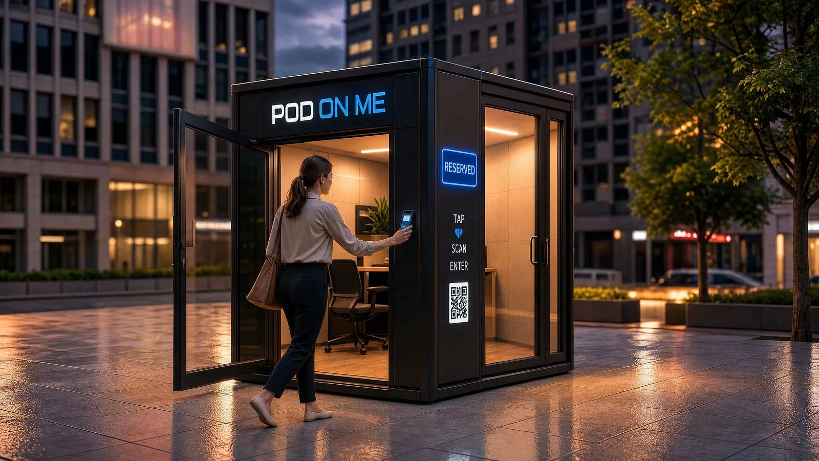 POD ON ME pod showing RESERVED status